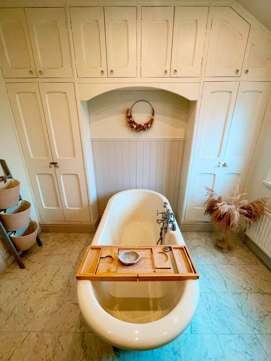 Bathroom after WDM clean