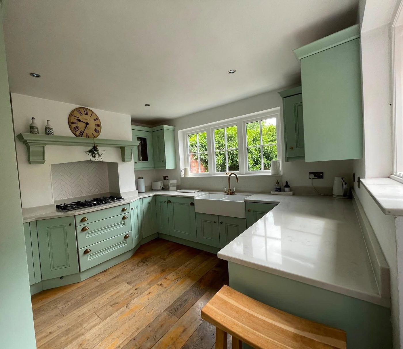 Spotless kitchen cleaned by WDM